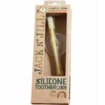 Periuta de dinti din silicon cu protectie pentru 1-2 ani Jack n Jill