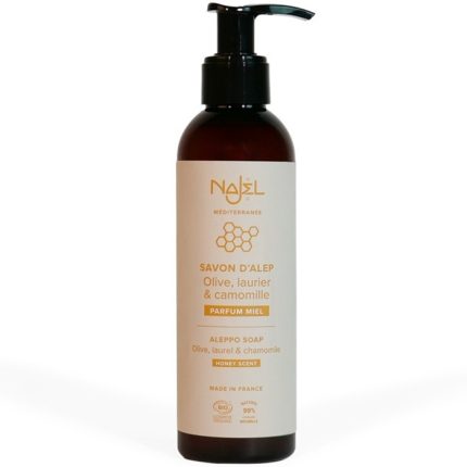 Sapun de Alep lichid bio cu musetel si aroma miere 200ml Najel
