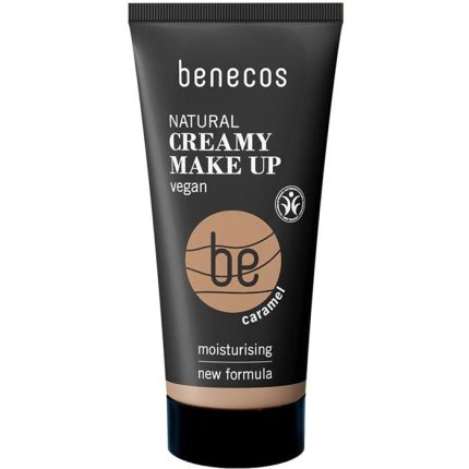 Fond de ten cremos bio Caramel, nuanta inchisa, pt tenuri medii spre inchise 30ml Benecos