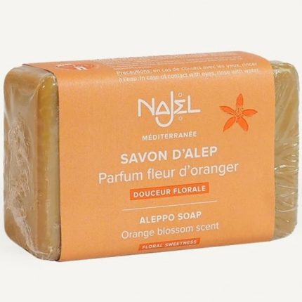 Sapun de Alep cu flori de portocal 100g Najel