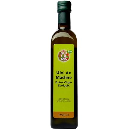 Ulei de masline extravirgin bio, presat la rece 500ml Solaris Bio (Longevita)