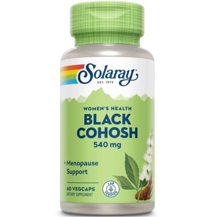 Black Cohosh 540mg 60 capsule vegetale Solaray