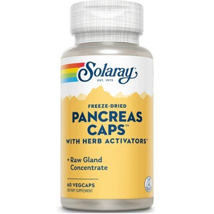 Pancreas Caps (sanatatea pancreasului) 60 capsule vegetale Solaray