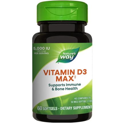 Vitamina D3 5000UI 60 capsule moi Nature's Way