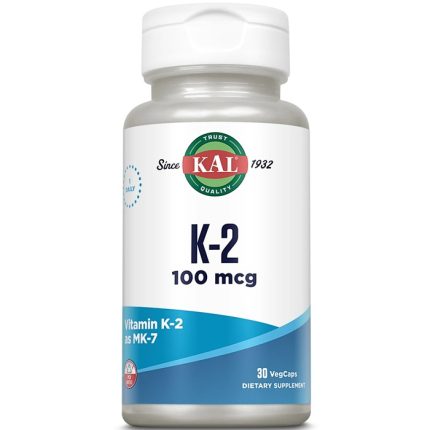 Vitamina K-2 (protectie osoasa) 100mcg 30 capsule vegetale Kal Vitamins