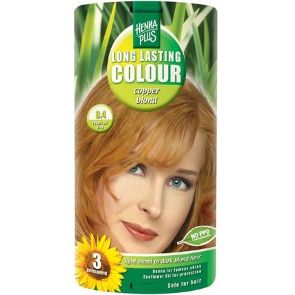 Vopsea de par Long Lasting Colour High Copper Blond 8.4 HennaPlus