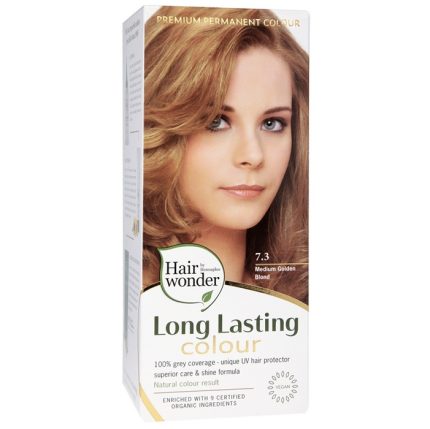 Vopsea de par Long Lasting Colour High Medium Golden Blond 7.3 Hairwonder