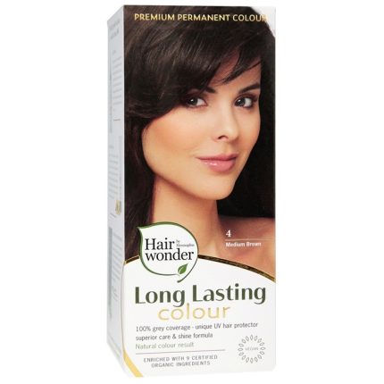 Vopsea de par Long Lasting Colour Medium Brown 4 HennaPlus