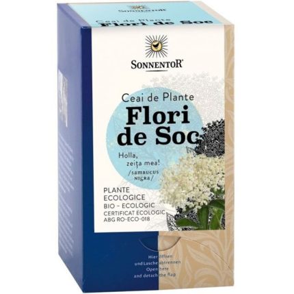 Ceai Flori de Soc bio 18 plicuri Sonnentor
