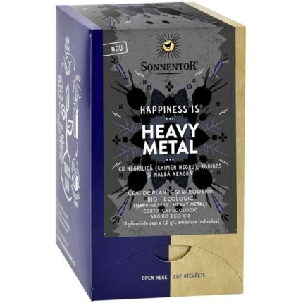Ceai bio Happiness is… Heavy Metal 18 plicuri Sonnentor