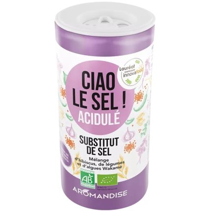 Ciao sare, inlocuitor de sare acidulat bio 70g Aromandise