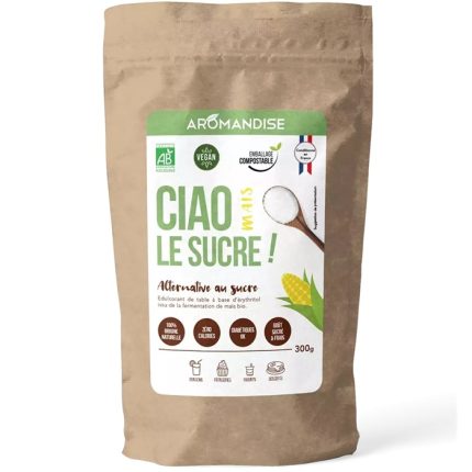 Ciao zahar, erythritol bio 300g Aromandise