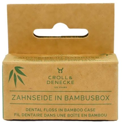 Ata dentara mentolata, rezerva 2x30m, naturala vegana Croll & Denecke