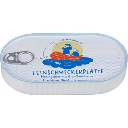 File de hering cu legume in sos de rosii eco 200g Hein Graetje