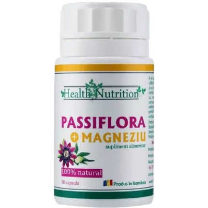Passiflora cu Magneziu (depresie, atacuri de panica) 90 capsule Health Nutrition