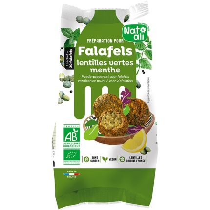 Mix pentru falafel cu linte bio, fara gluten 150g Nat-Ali