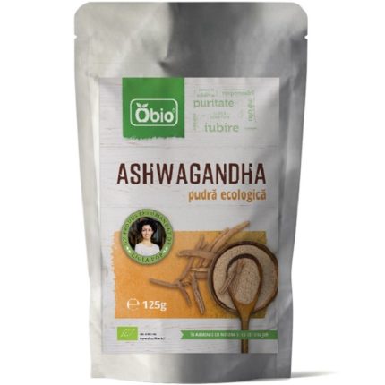 Ashwagandha pulbere bio 125g Obio