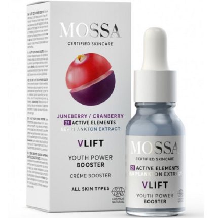 Ser facial cu efect de lifting V Lift Youth Power Booster 15ml Mossa Organic