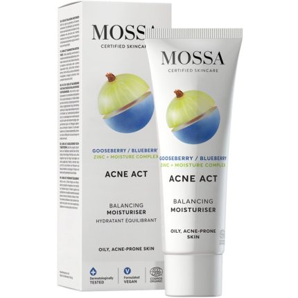 Crema hidratanta echilibranta pt ten acneic Acne Act 50ml Mossa