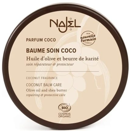 Balsam reparator corp si par cu unt de shea si cocos Baume Coco 100g Najel