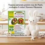 Vopsea naturala pentru oua de Pasti ecologica 5 culori Nawaro Okonorm