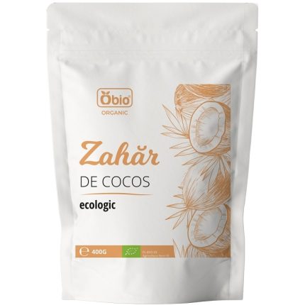 Zahar de cocos bio pur, nerafinat 400g Obio