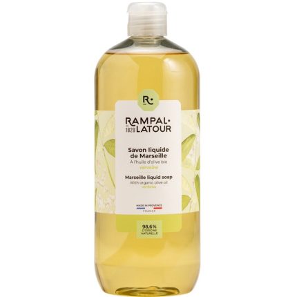 Sapun lichid de Marsilia cu verbina si masline bio 1000ml Rampal Latour