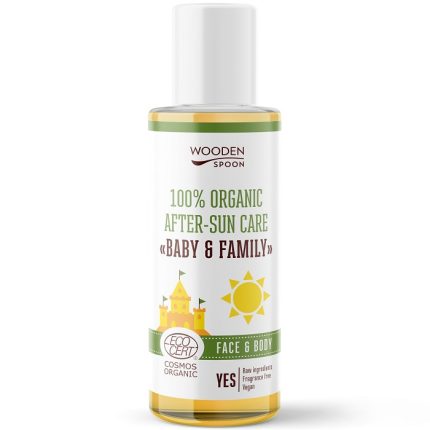 Ulei dupa plaja bio pentru bebelusi si adulti 100ml Wooden Spoon