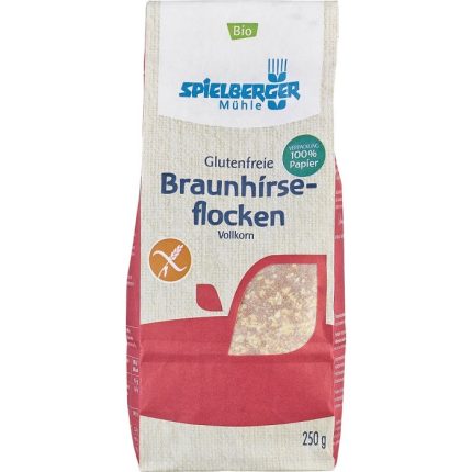 Fulgi din mei maro bio, fara gluten 250g Spielberger