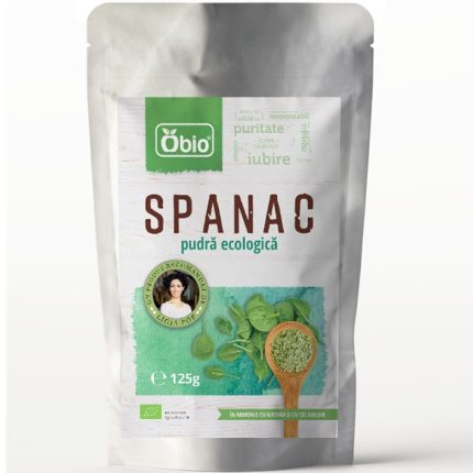 Spanac pudra bio 125g Obio