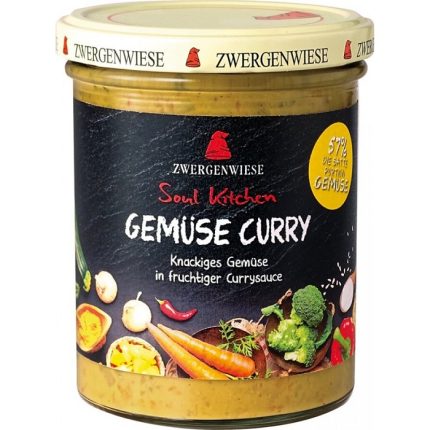 Sos cu legume si curry bio, fara gluten 370g Zwergenwiese