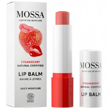 Balsam de buze cu capsune Juicy Moisture 4g Mossa Organic