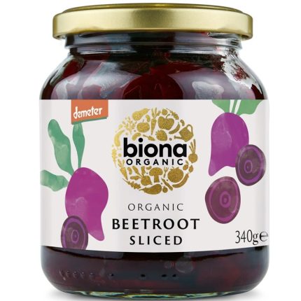 Sfecla rosie bio, felii 340g Biona