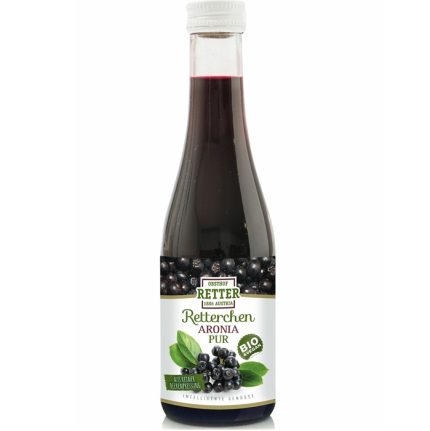 Suc de aronia pur bio 190ml Retter