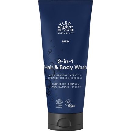 Gel de dus 2 in 1 par si corp pentru barbati 200ml Urtekram