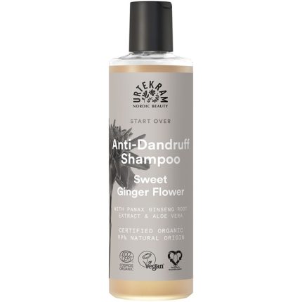 Sampon antimatreata cu flori de ghimbir, ginseng si aloe vera 250ml Urtekram