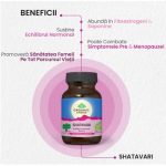 Shatavari pt echilibru hormonal natural, lactatie, fertilitate 60 capsule Organic India
