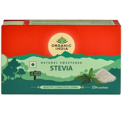 Stevie indulcitor natural hipocaloric, fara zahar 25 plicuri Organic India