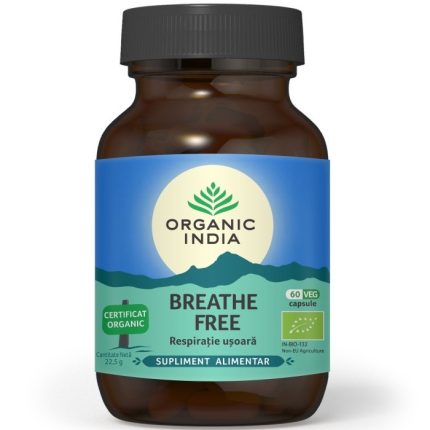 Breathe Free, respiratie usoara 60 capsule Organic India