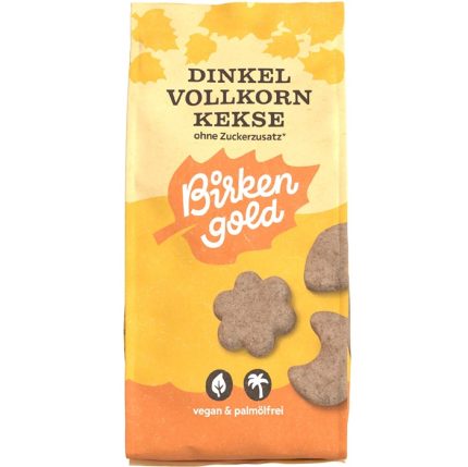 Biscuiti din faina integrala de grau spelta, vegan 125g Birkengold
