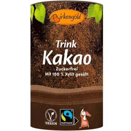 Ciocolata calda indulcita cu xylitol, fara zahar 200g Birkengold