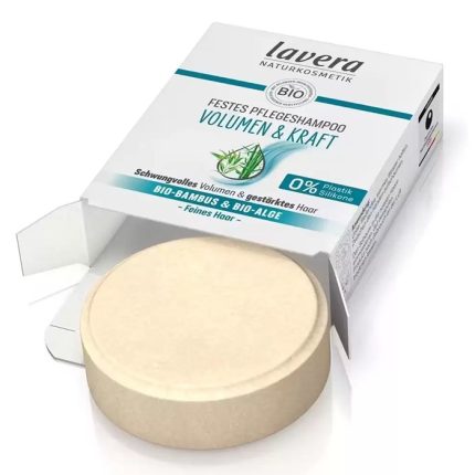 Sampon solid pentru volum si par puternic cu bambus si alge bio 50g Lavera