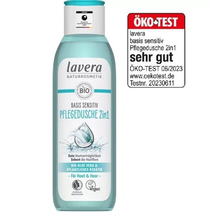 Gel de dus 2 in 1 cu aloe vera bio si cheratina vegetala 250ml Lavera