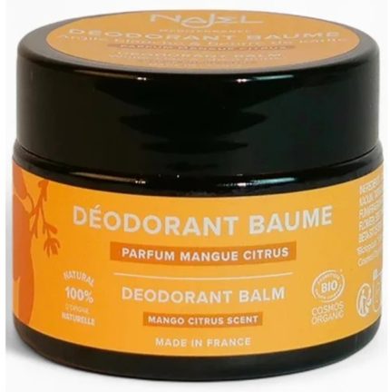 Deodorant natural mango si citrice, cu argila alba si unt de shea 45g Najel