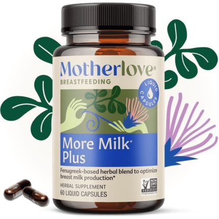 More Milk Plus 60 Capsule, supliment organic pt stimularea lactatiei Motherlove