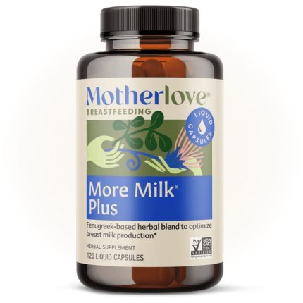 More Milk Plus 120 Capsule, supliment organic pt stimularea lactatiei Motherlove