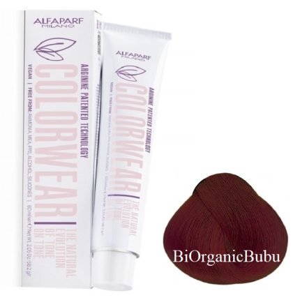 Vopsea fara amoniac nr 6 Metalics Ruby Brown Color Wear 60ml Alfaparf Milano