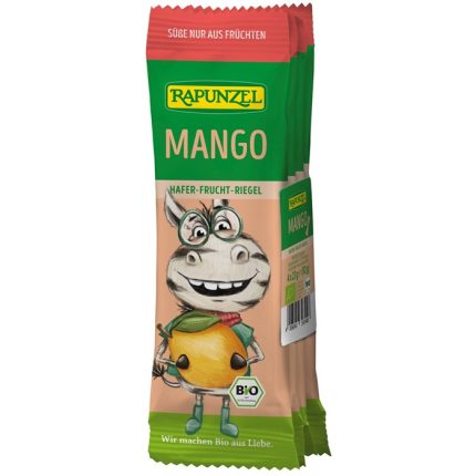Baton bio cu ovaz si mango pentru copii + 3 ani, 4x23g Rapunzel