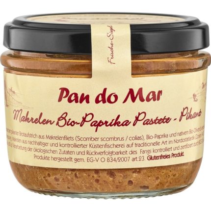Pasta picanta de macrou cu boia bio, fara gluten 125g Pan do Mar